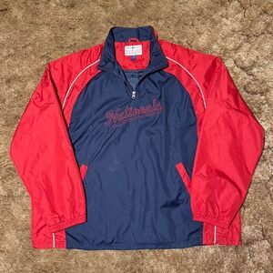 Vintage MLB Genuine Merchandise Washington Nationals Lightweight Jacket XXLarge